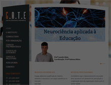 Tablet Screenshot of institutogate.com.br
